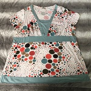 Babydoll polka dot top 22/24
